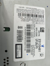 2013 Buick Verano Radio AM FM Cd Player Receiver Replacement P/N:23135481 Fits OEM Used Auto Parts - Oemusedautoparts1.com