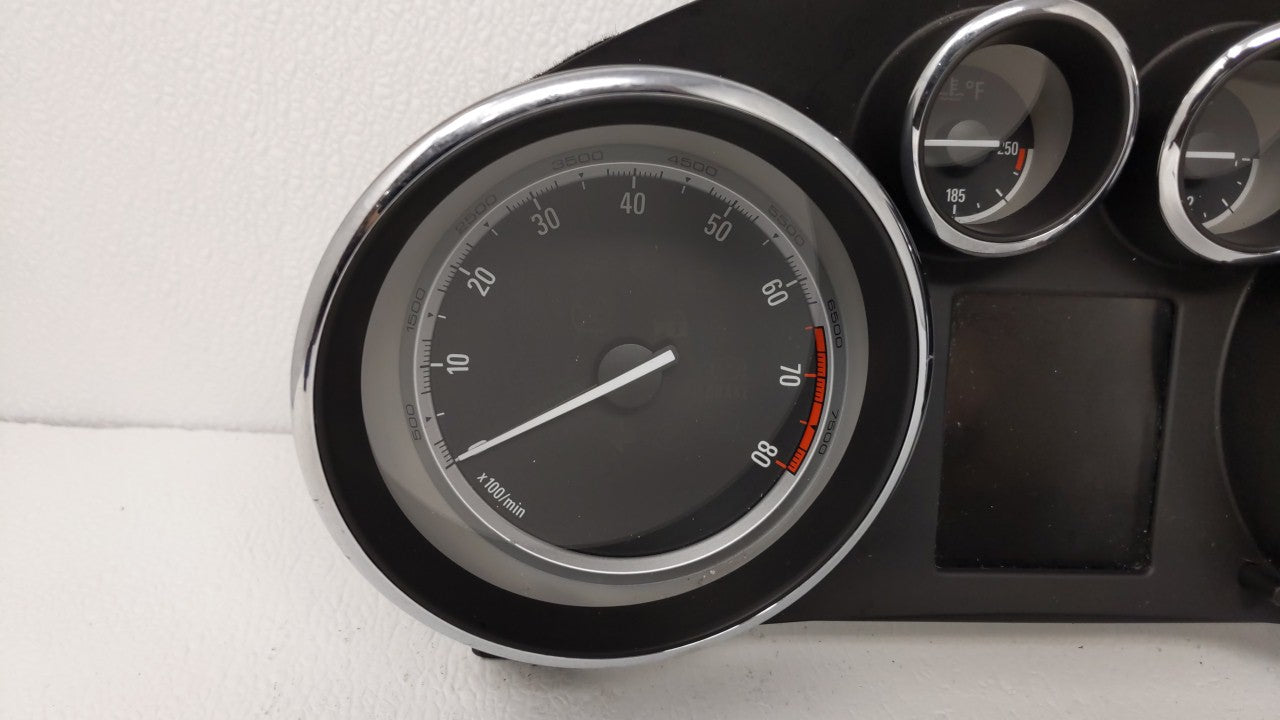 2013 Buick Verano Instrument Cluster Speedometer Gauges P/N:22978276 Fits OEM Used Auto Parts - Oemusedautoparts1.com