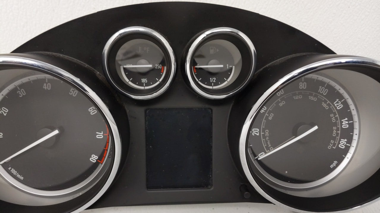 2013 Buick Verano Instrument Cluster Speedometer Gauges P/N:22978276 Fits OEM Used Auto Parts - Oemusedautoparts1.com