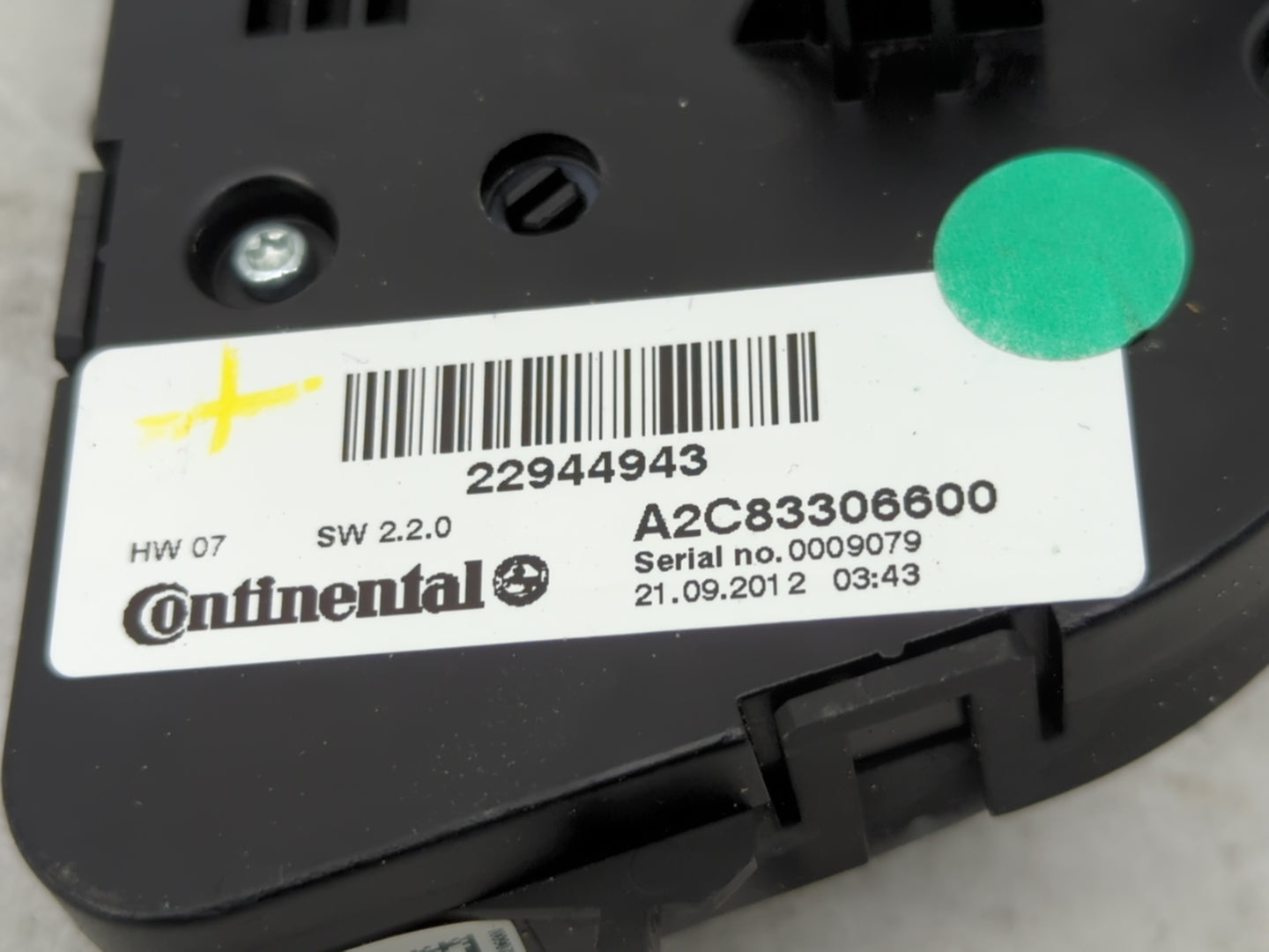 2012-2015 Buick Verano Climate Control Module Temperature AC/Heater Replacement P/N:22944943 Fits Fits 2012 2013 2014 2015 2