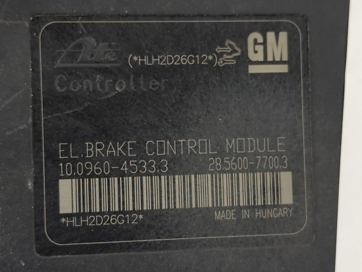 2012-2017 Buick Verano ABS Pump Control Module Replacement P/N:13365217 10.0960-4533.3 Fits Fits 2012 2013 2014 2015 2016 20
