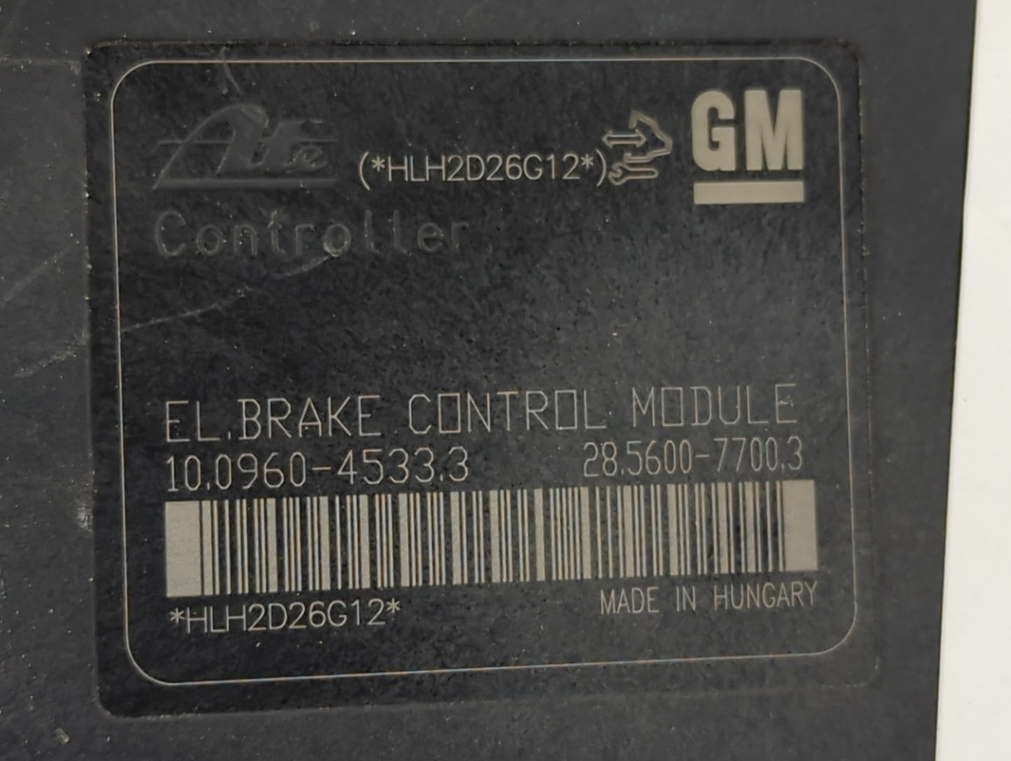 2012-2017 Buick Verano ABS Pump Control Module Replacement P/N:13365217 10.0960-4533.3 Fits Fits 2012 2013 2014 2015 2016 20
