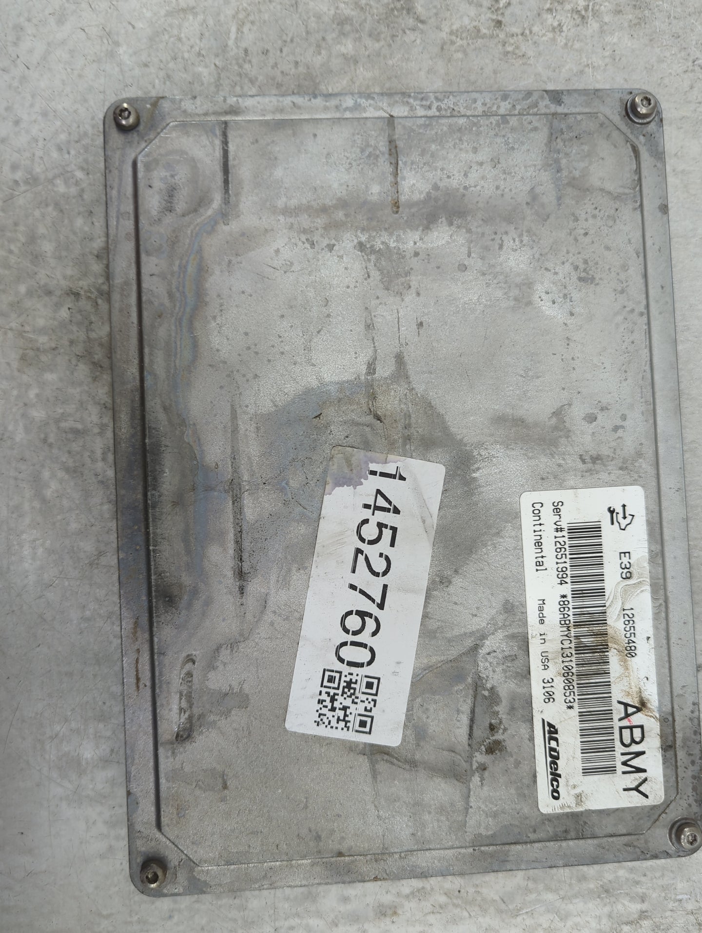 2012-2013 Buick Verano PCM Engine Control Computer ECU ECM PCU OEM P/N:12651994 12655480 Fits Fits 2012 2013 2014 2015 2016 