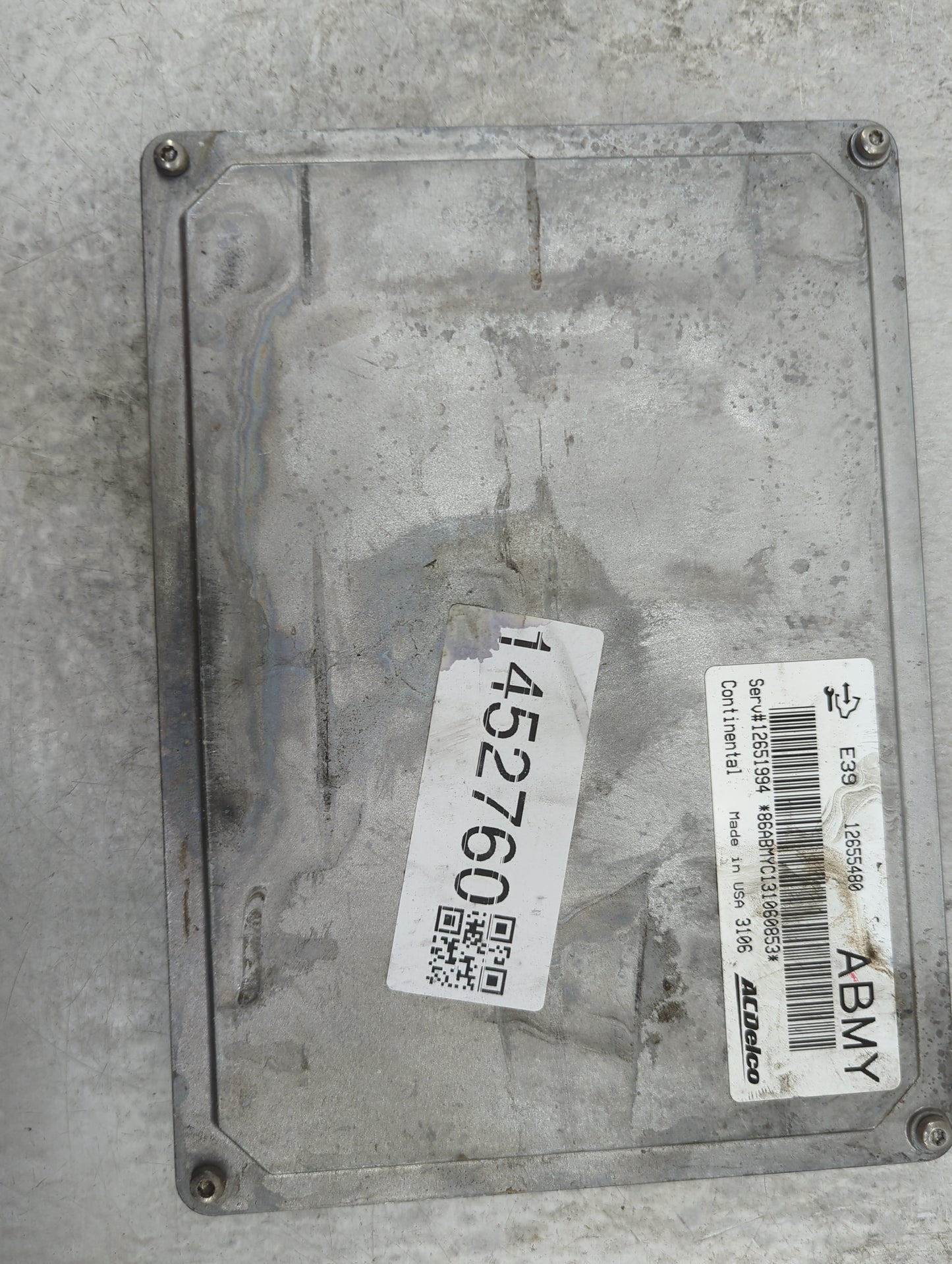 2012-2013 Buick Verano PCM Engine Control Computer ECU ECM PCU OEM P/N:12651994 12655480 Fits Fits 2012 2013 2014 2015 2016 