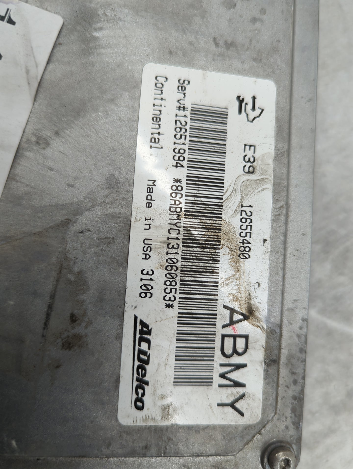 2012-2013 Buick Verano PCM Engine Control Computer ECU ECM PCU OEM P/N:12651994 12655480 Fits Fits 2012 2013 2014 2015 2016 
