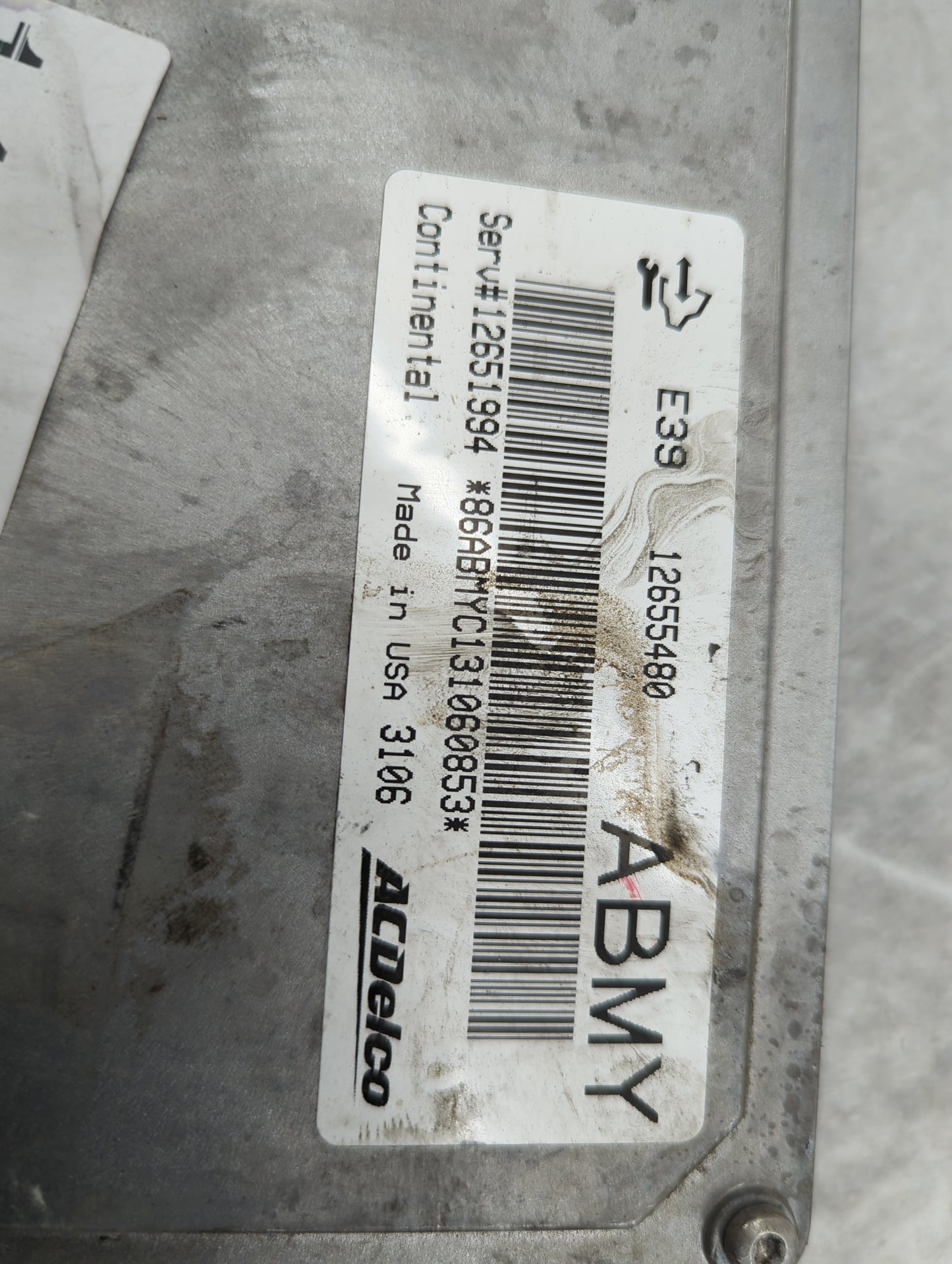 2012-2013 Buick Verano PCM Engine Control Computer ECU ECM PCU OEM P/N:12651994 12655480 Fits Fits 2012 2013 2014 2015 2016 