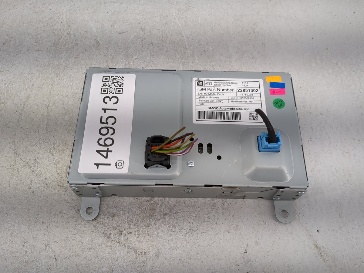 2012-2016 Buick Verano Information Radio Display Screen 1469513 - Oemusedautoparts1.com
