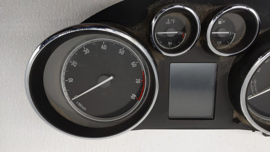 2013 Buick Verano Instrument Cluster Speedometer Gauges P/N:22978276 Fits OEM Used Auto Parts