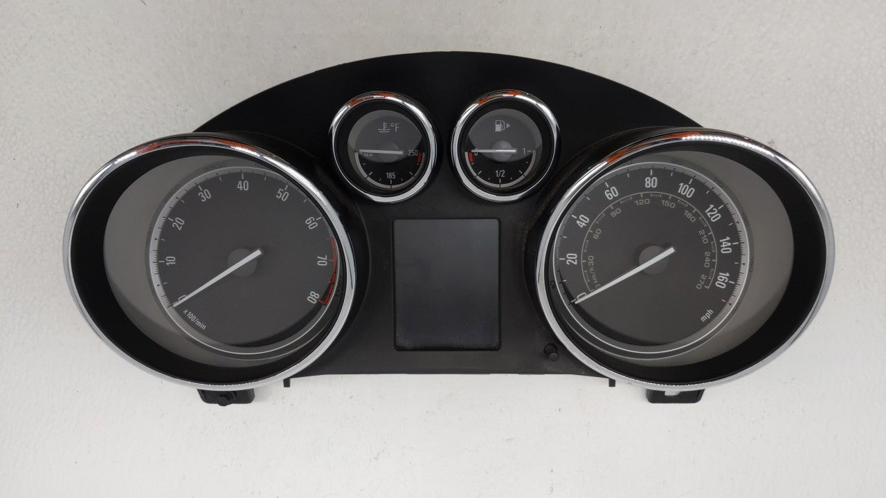 2013 Buick Verano Instrument Cluster Speedometer Gauges P/N:22978276 Fits OEM Used Auto Parts - Oemusedautoparts1.com