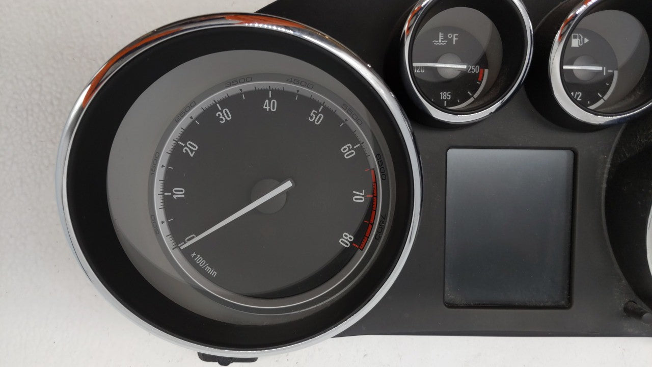 2013 Buick Verano Instrument Cluster Speedometer Gauges P/N:22978276 Fits OEM Used Auto Parts - Oemusedautoparts1.com