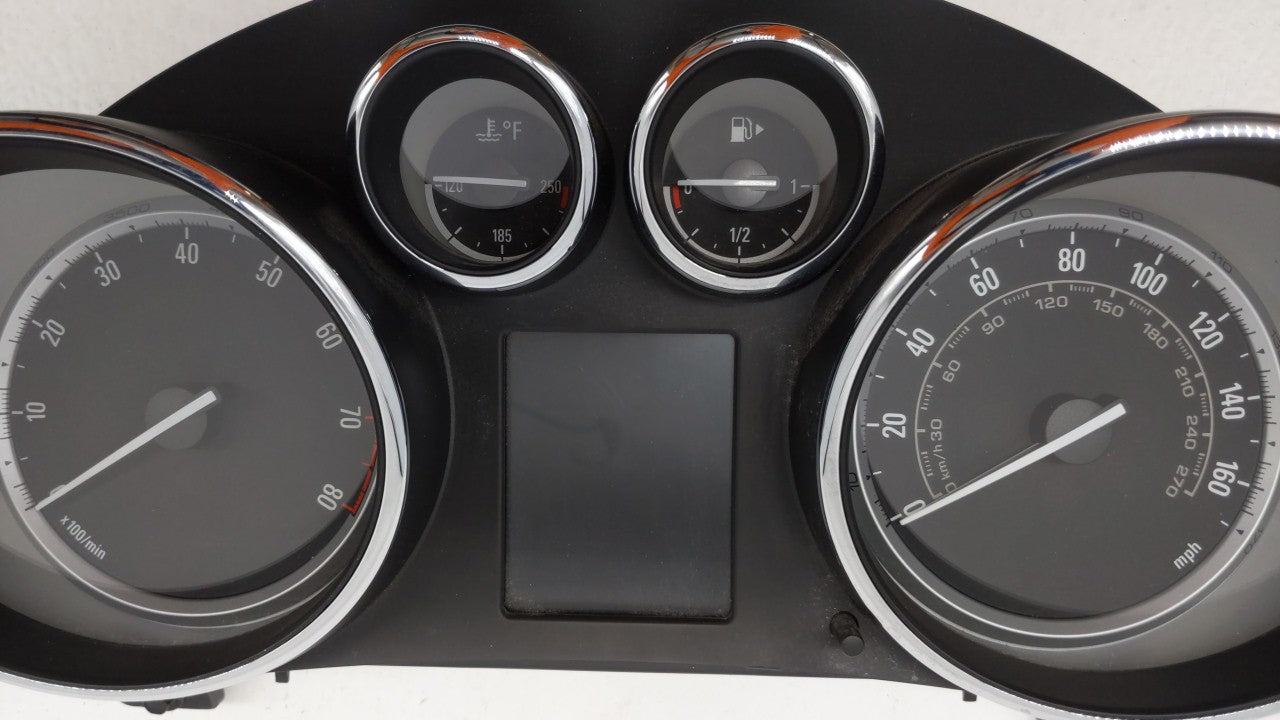 2013 Buick Verano Instrument Cluster Speedometer Gauges P/N:22978276 Fits OEM Used Auto Parts - Oemusedautoparts1.com