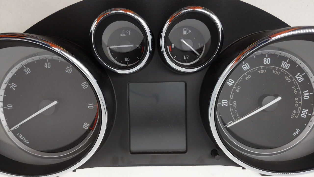 2013 Buick Verano Instrument Cluster Speedometer Gauges P/N:22978276 Fits OEM Used Auto Parts - Oemusedautoparts1.com