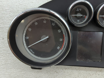 2013 Buick Verano Instrument Cluster Speedometer Gauges P/N:22940459 22978276 Fits OEM Used Auto Parts