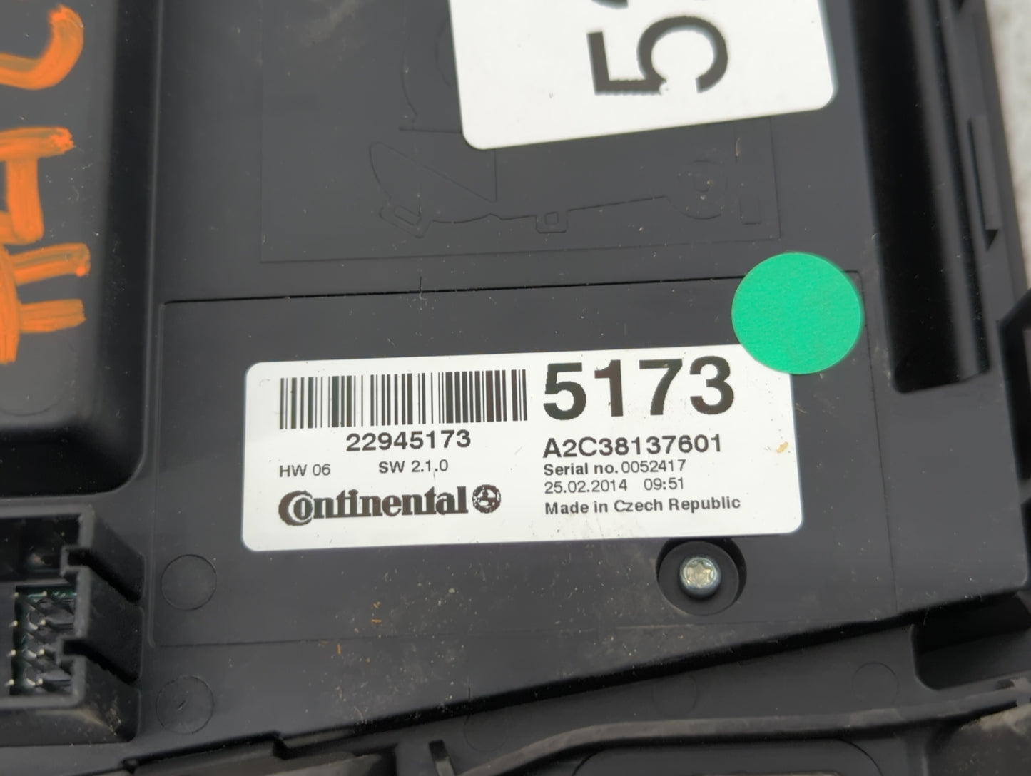 2012-2017 Buick Verano Radio Control Panel - Oemusedautoparts1.com