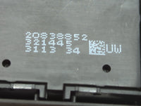 2012-2014 Buick Verano Master Power Window Switch Replacement Driver Side Left P/N:321445 20838852 Fits OEM Used Auto Parts 