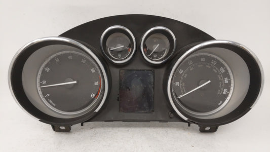 2013 Buick Verano Instrument Cluster Speedometer Gauges P/N:22978276 Fits OEM Used Auto Parts - Oemusedautoparts1.com