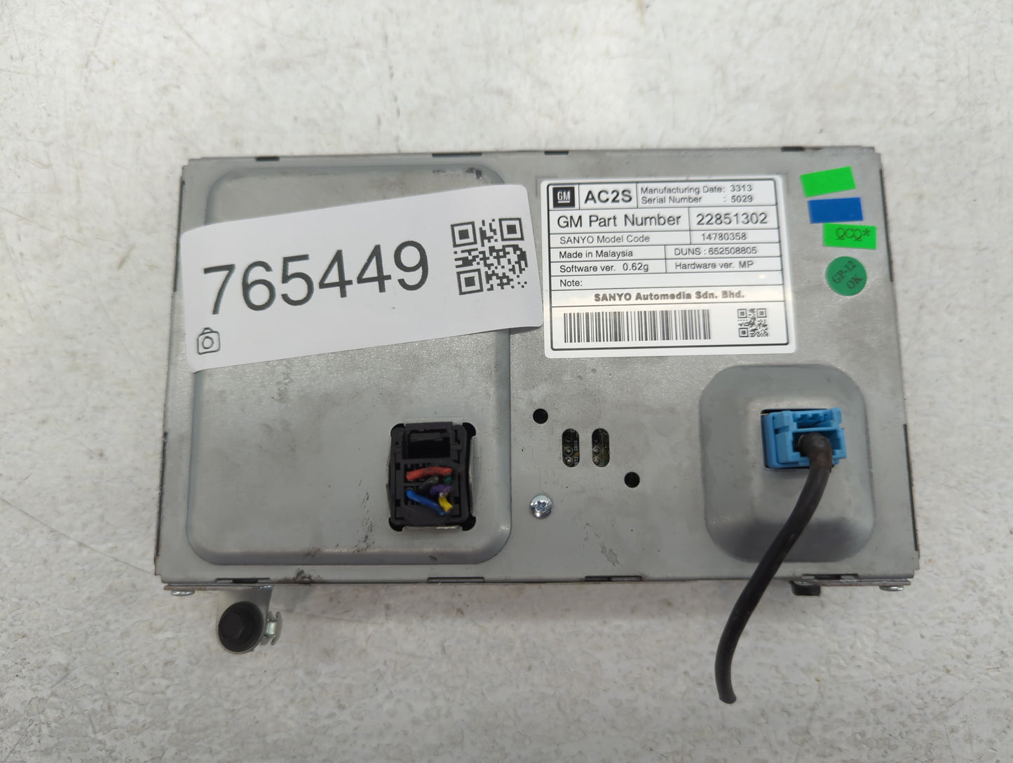 2012-2017 Buick Verano Information Display Screen - Oemusedautoparts1.com