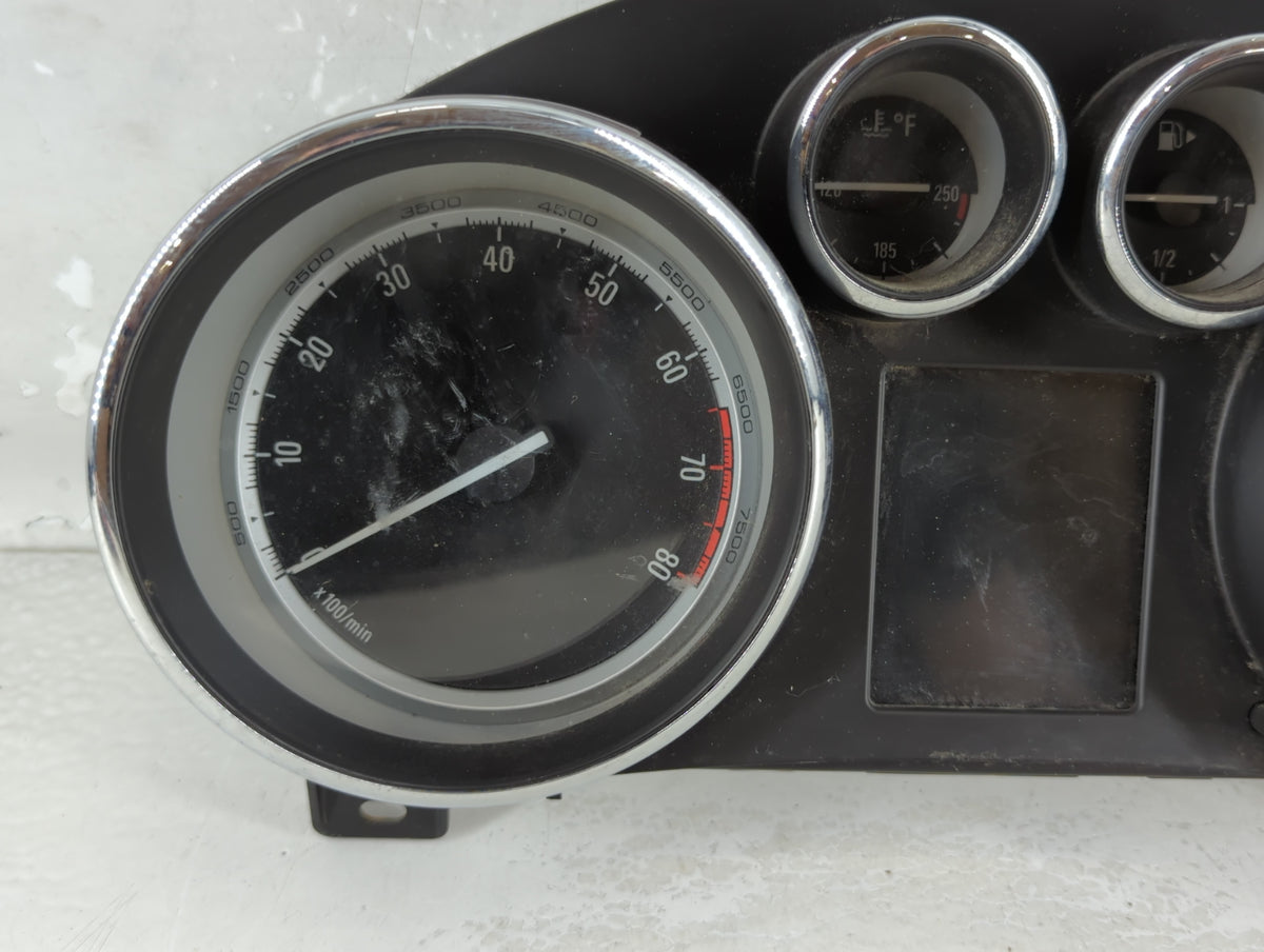 2013 Buick Verano Instrument Cluster Speedometer Gauges P/N:22978276 Miles:126K Fits OEM Used Auto Parts - Oemusedautoparts1