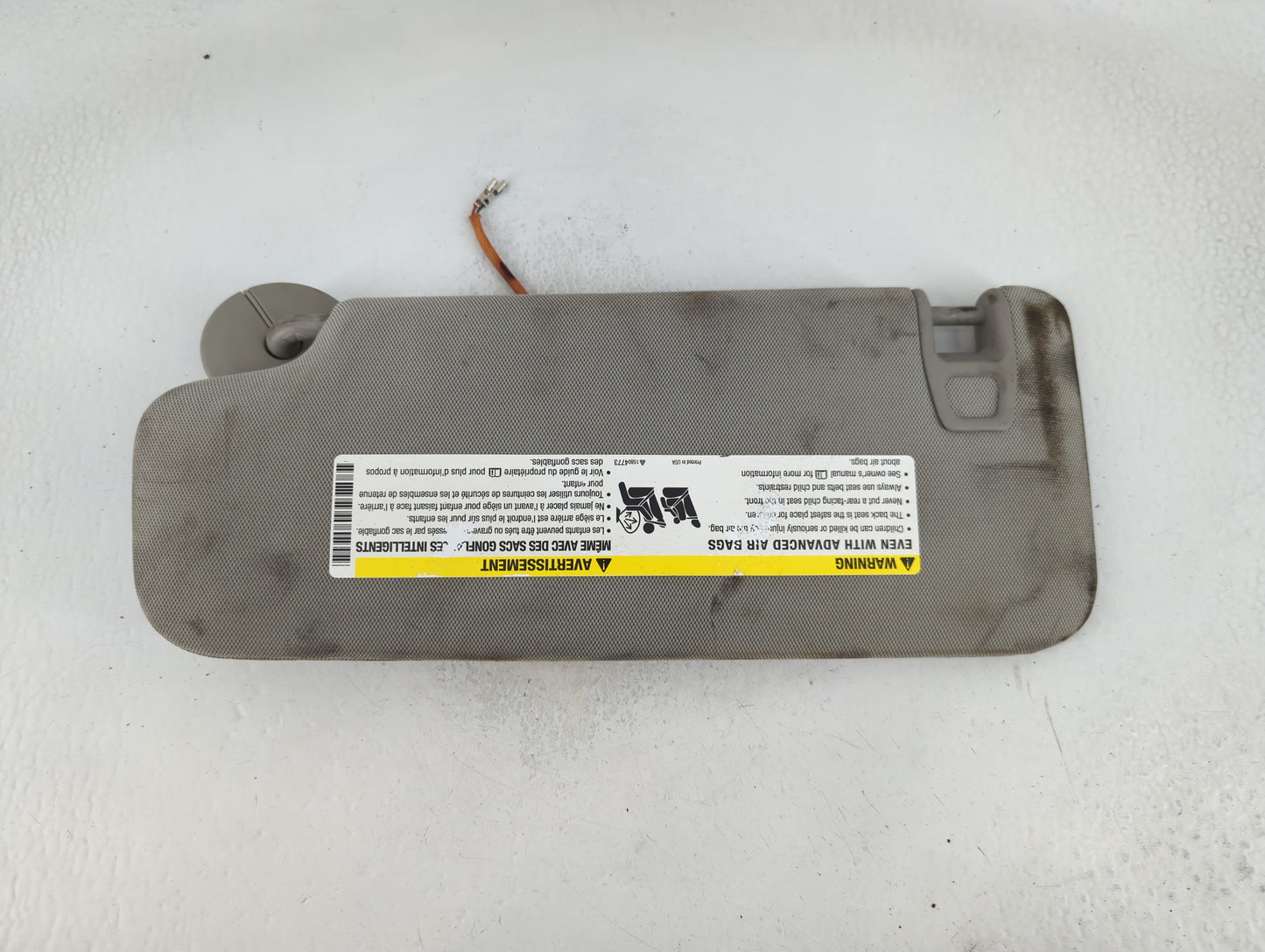 2012-2017 Buick Verano Sun Visor Shade Replacement Passenger Right Mirror Fits Fits 2012 2013 2014 2015 2016 2017 OEM Used A