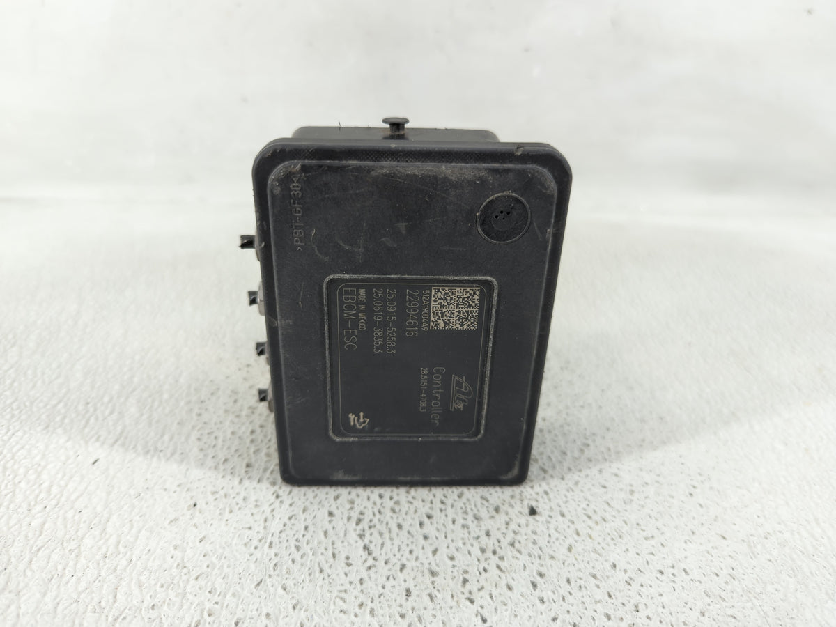 2013 Cadillac Ats Anti-Lock Brake ABS Pump Module Actuator OEM P/N:22994568 Fits OEM Used Auto Parts - Oemusedautoparts1.com