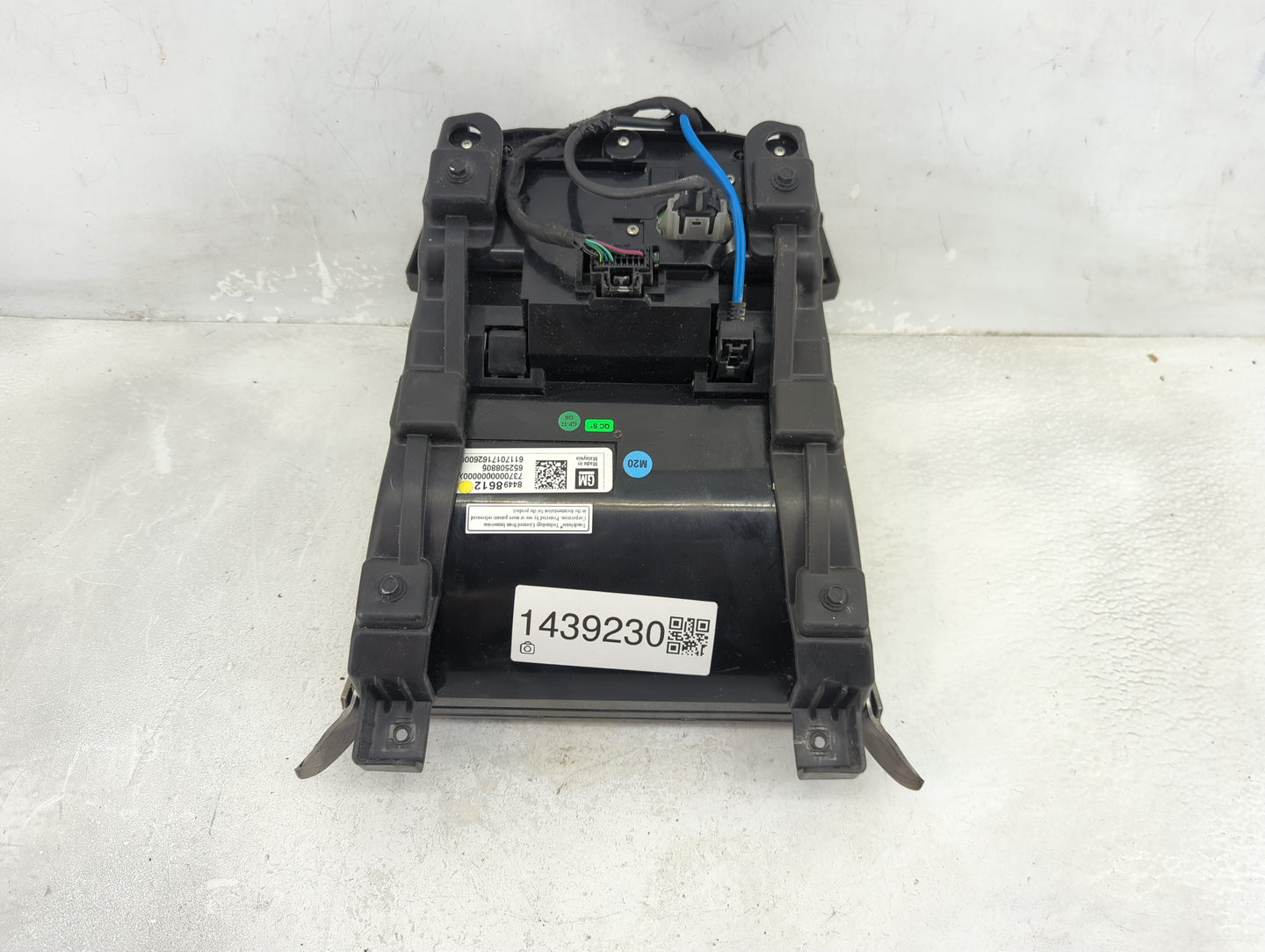 Cadillac Ats Radio Control Panel Black - Oemusedautoparts1.com