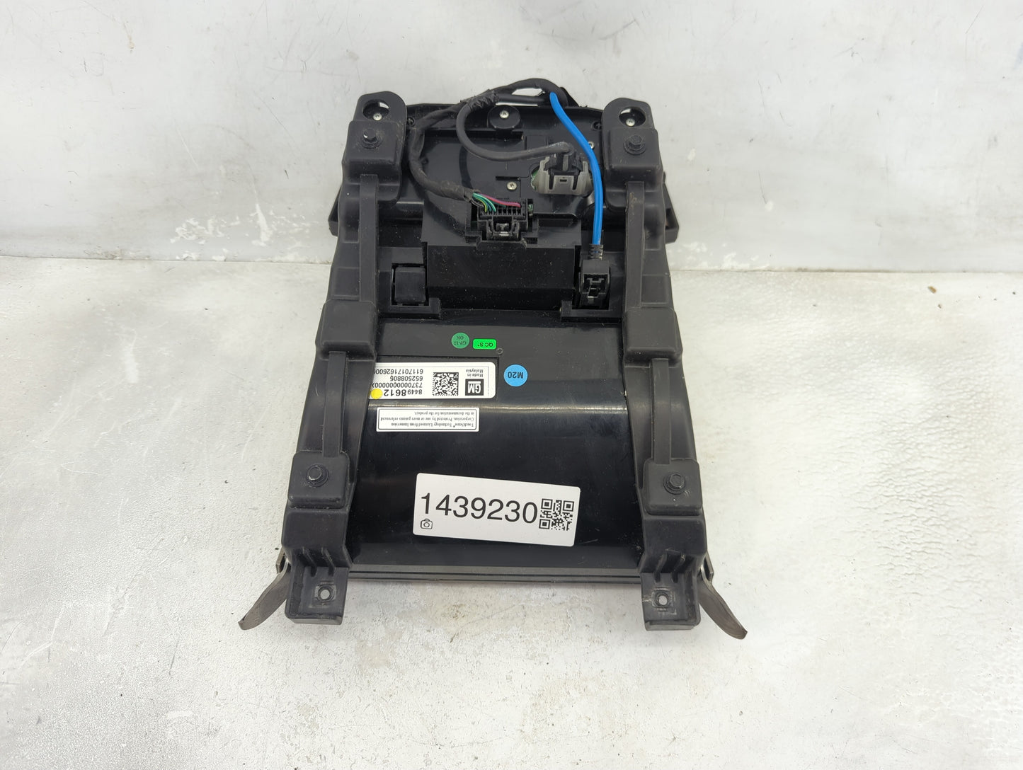 Cadillac Ats Radio Control Panel Black - Oemusedautoparts1.com