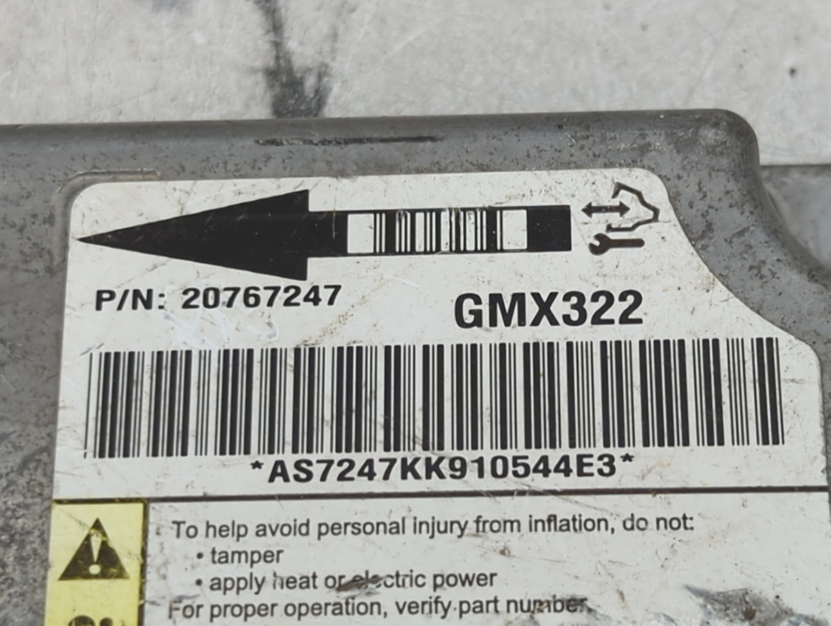 2013-2013 Cadillac Ats Safety Restraint Srs Airbag Control Module - Oemusedautoparts1.com
