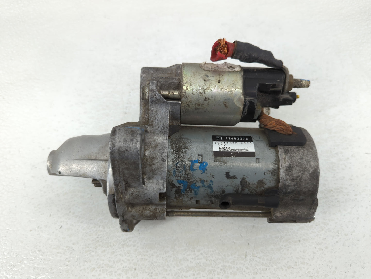 2013-2014 Cadillac Ats Car Starter Motor Solenoid OEM P/N:TN438000-0080 12652378 Fits Fits 2013 2014 OEM Used Auto Parts - O
