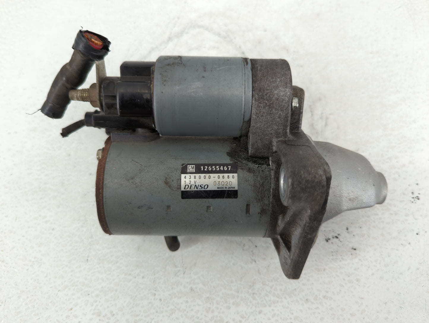 2013-2015 Cadillac Ats Car Starter Motor Solenoid OEM P/N:438000-0680 12655467 Fits OEM Used Auto Parts - Oemusedautoparts1.