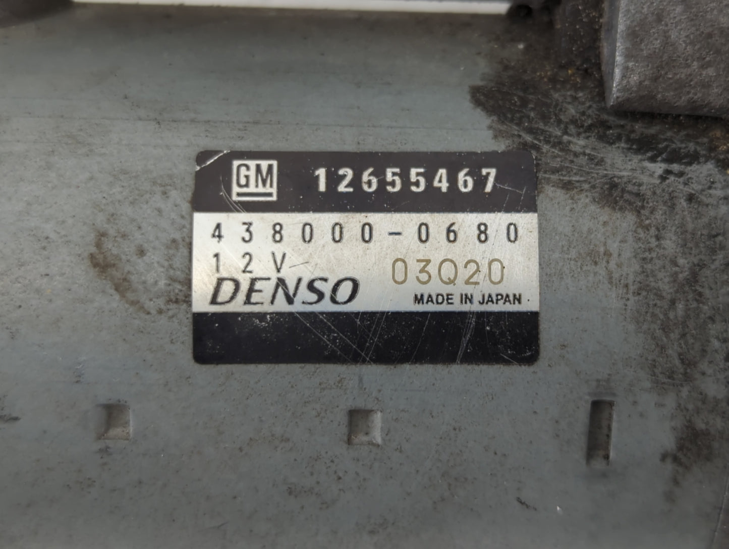 2013-2015 Cadillac Ats Car Starter Motor Solenoid OEM P/N:438000-0680 12655467 Fits OEM Used Auto Parts - Oemusedautoparts1.