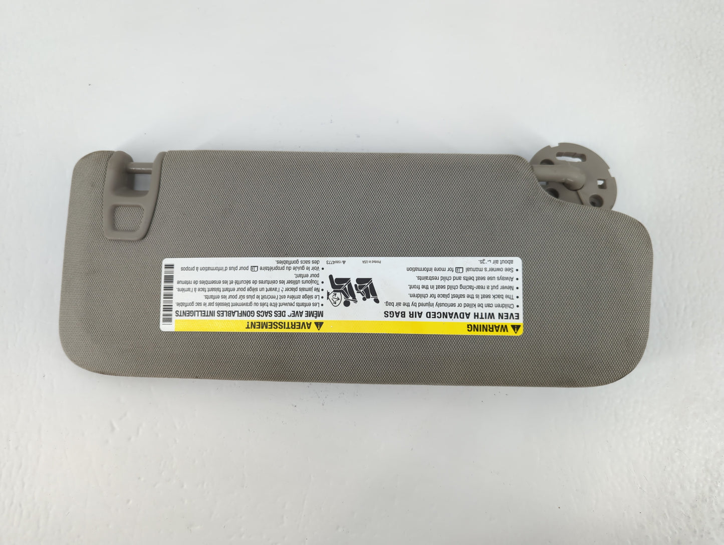 2013 Cadillac Ats Sun Visor Shade Replacement Driver Left Mirror Fits OEM Used Auto Parts - Oemusedautoparts1.com