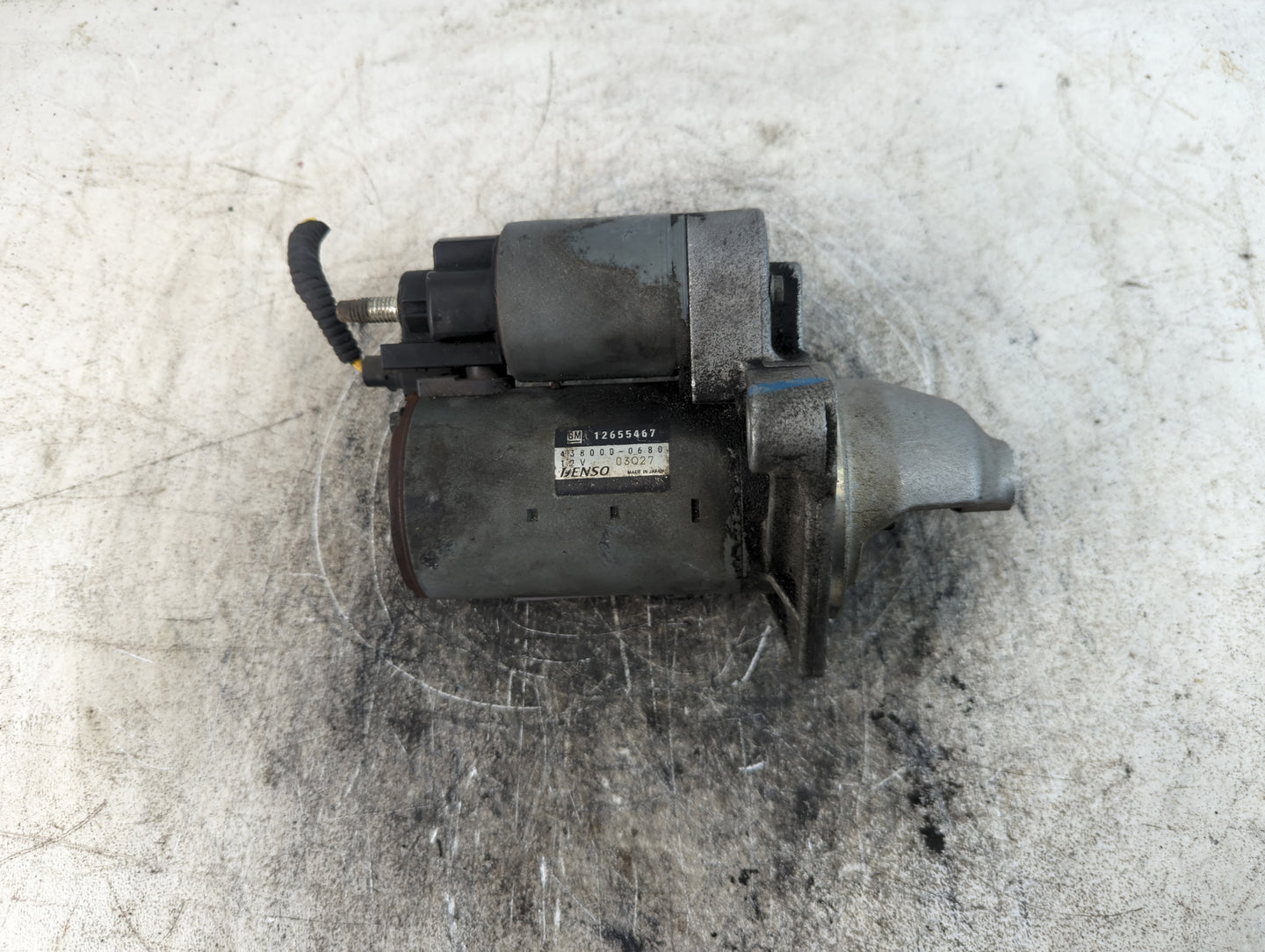 2013-2015 Cadillac Ats Car Starter Motor Solenoid OEM P/N:438000-0680 12655467 Fits OEM Used Auto Parts - Oemusedautoparts1.
