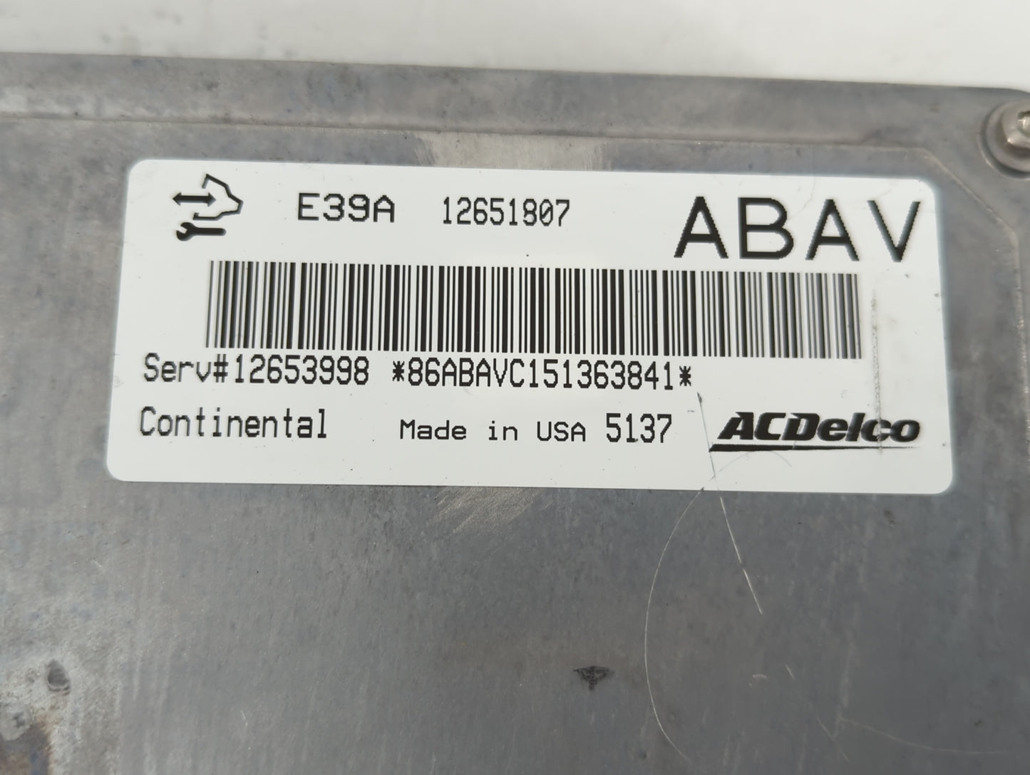 2013-2015 Cadillac Ats PCM Engine Control Computer ECU ECM PCU OEM P/N:12651807 Fits Fits 2013 2014 2015 2016 OEM Used Auto 