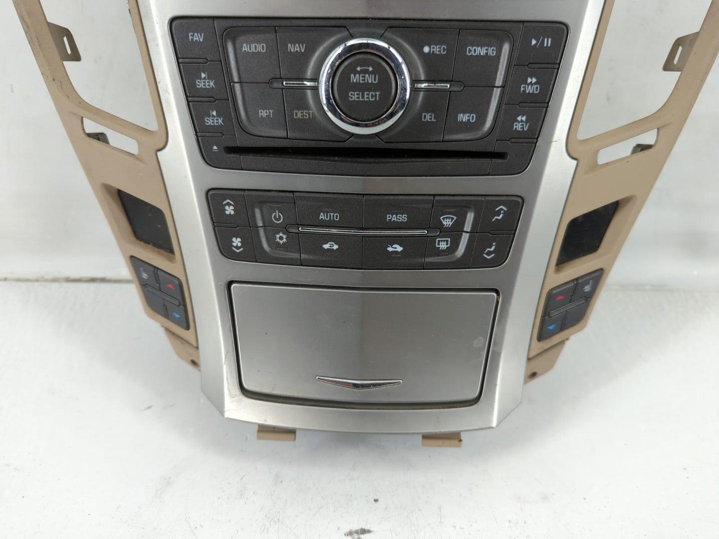 2009-2013 Cadillac Cts Radio AM FM Cd Player Receiver Replacement P/N:22748655 Fits Fits 2009 2010 2011 2012 2013 OEM Used A