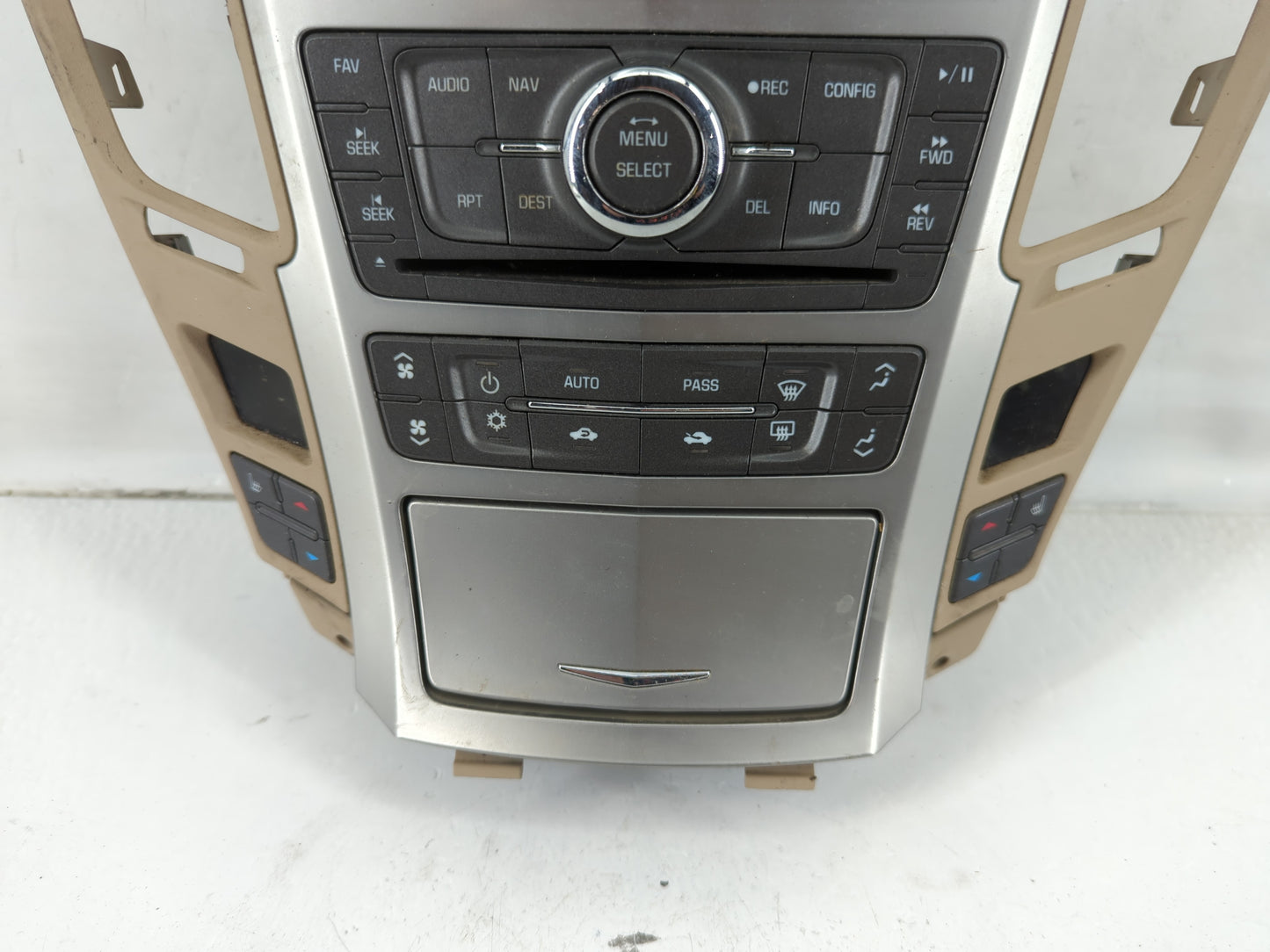 2009-2013 Cadillac Cts Radio AM FM Cd Player Receiver Replacement P/N:22748655 Fits Fits 2009 2010 2011 2012 2013 OEM Used A