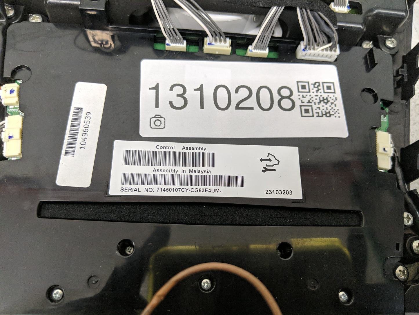 2013 Cadillac Cts Climate Control Module Temperature AC/Heater Replacement P/N:22748658 Fits OEM Used Auto Parts - Oemusedau