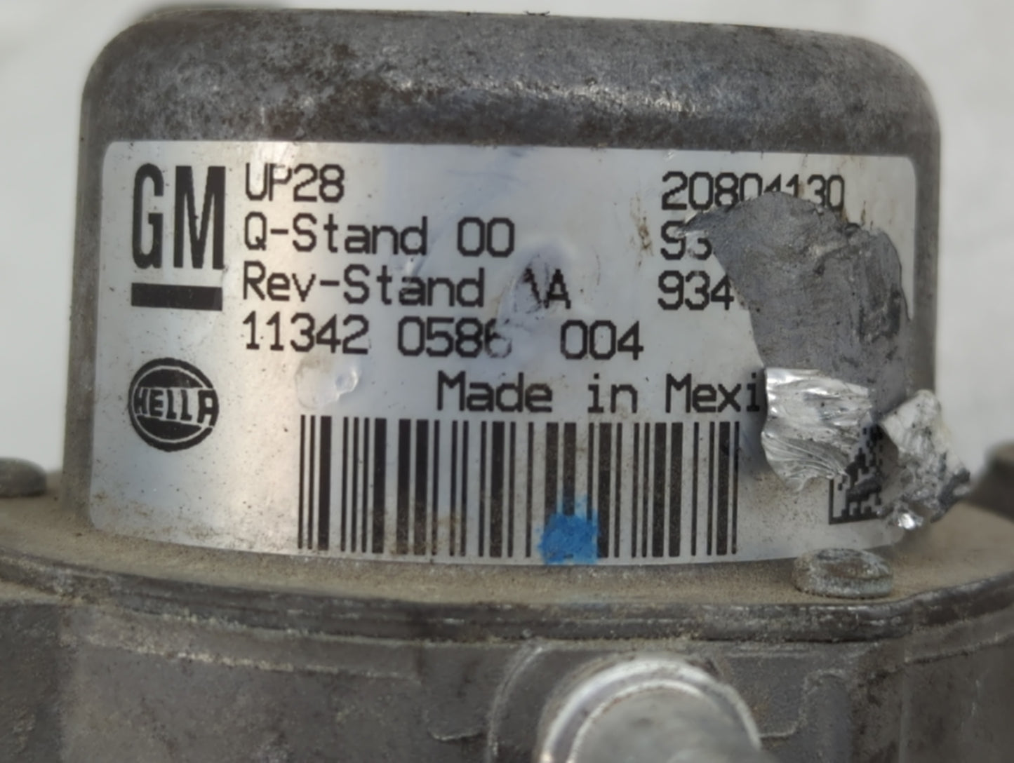 2013 Cadillac Cts Central Vaccum Lock Pump 11342 0586 004|20804130 - Oemusedautoparts1.com