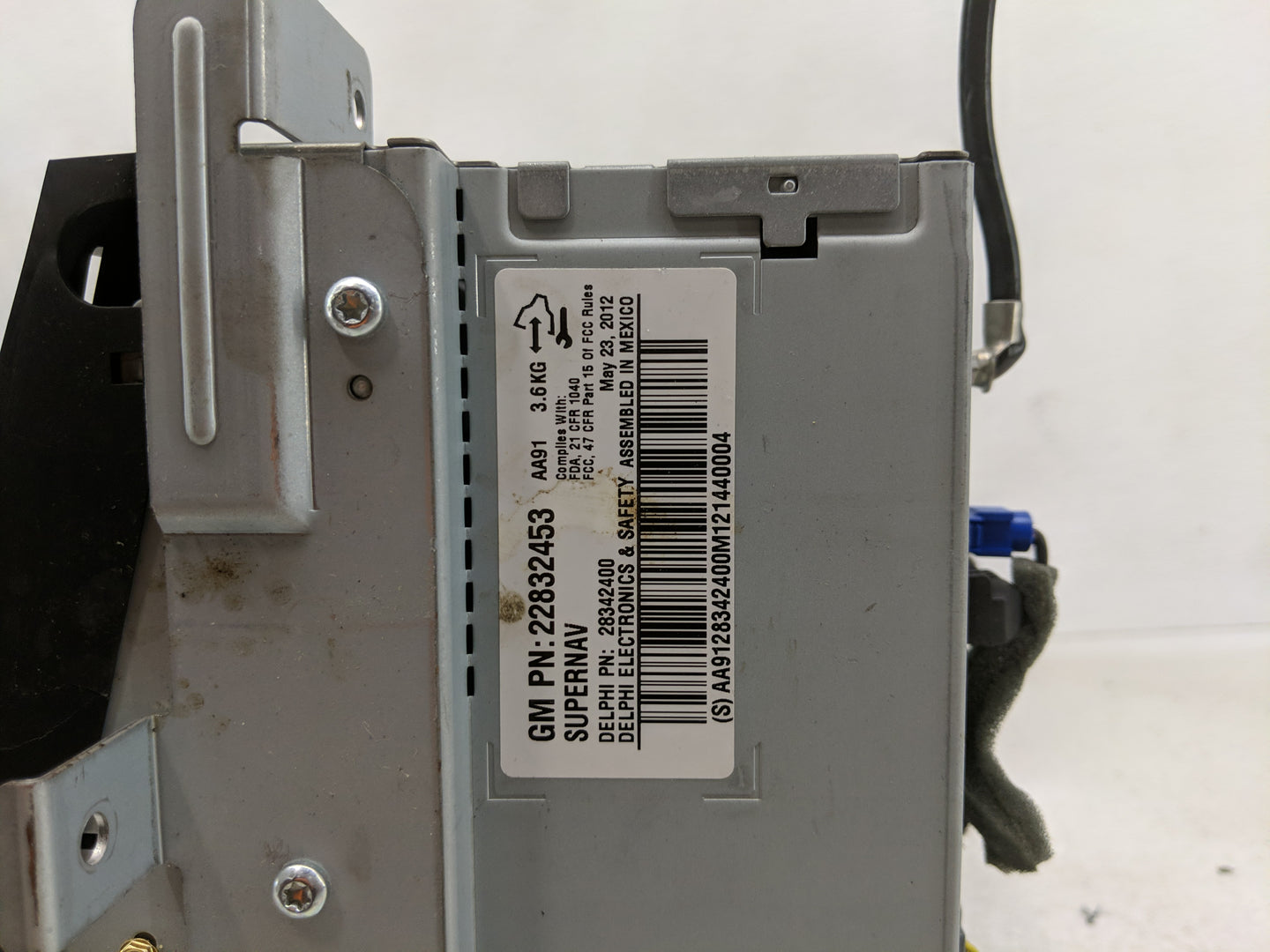 2012-2014 Cadillac Escalade Esv Radio AM FM Cd Player Receiver Replacement P/N:22832453 Fits Fits 2012 2013 2014 OEM Used Au