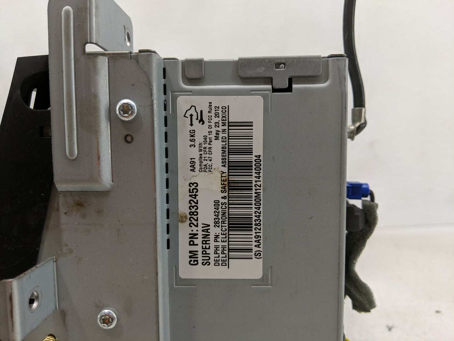 2012-2014 Cadillac Escalade Esv Radio AM FM Cd Player Receiver Replacement P/N:22832453 Fits Fits 2012 2013 2014 OEM Used Au