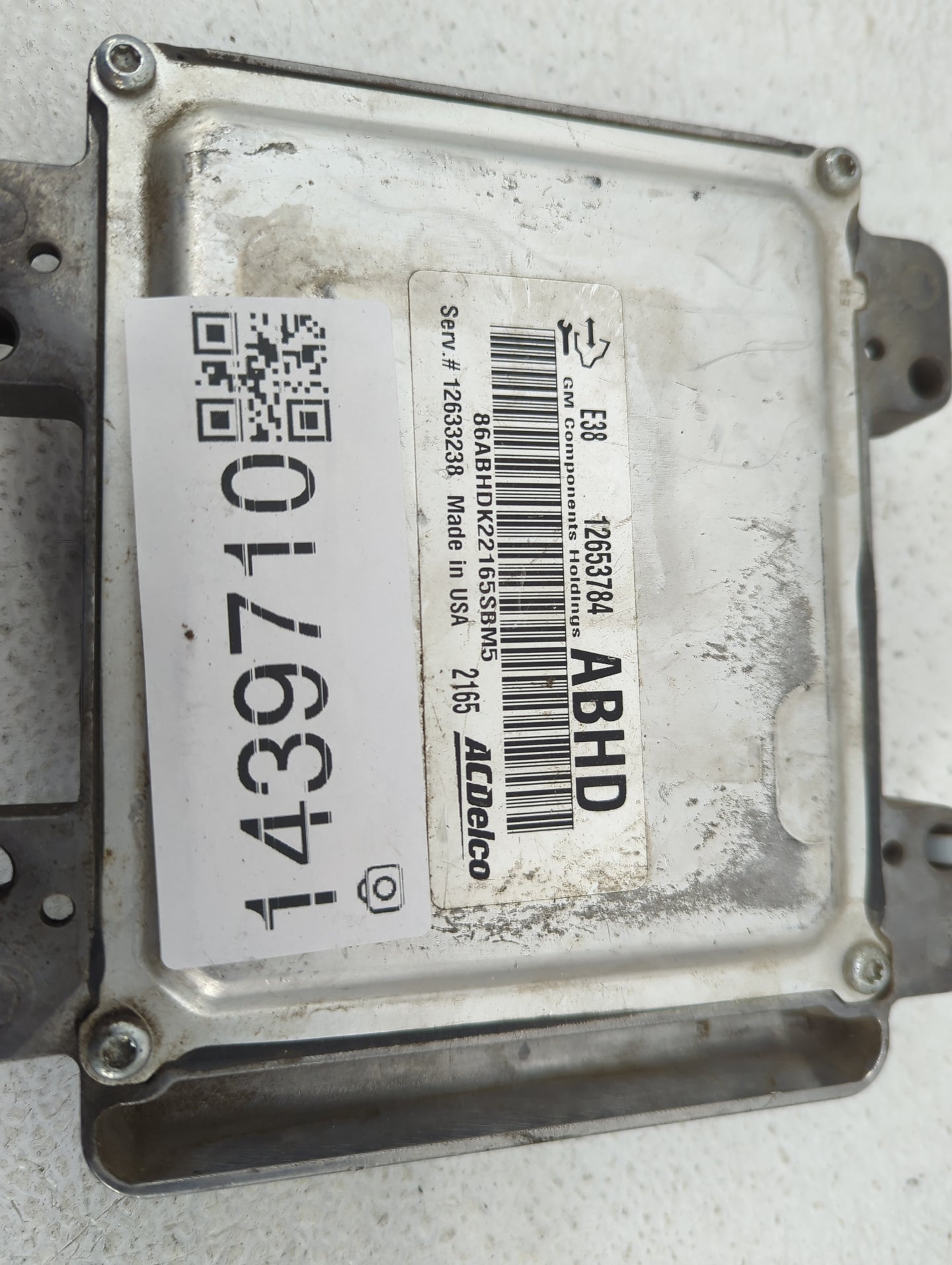 2010-2014 Cadillac Escalade Esv PCM Engine Control Computer ECU ECM PCU OEM P/N:12653784 12633238 Fits OEM Used Auto Parts -
