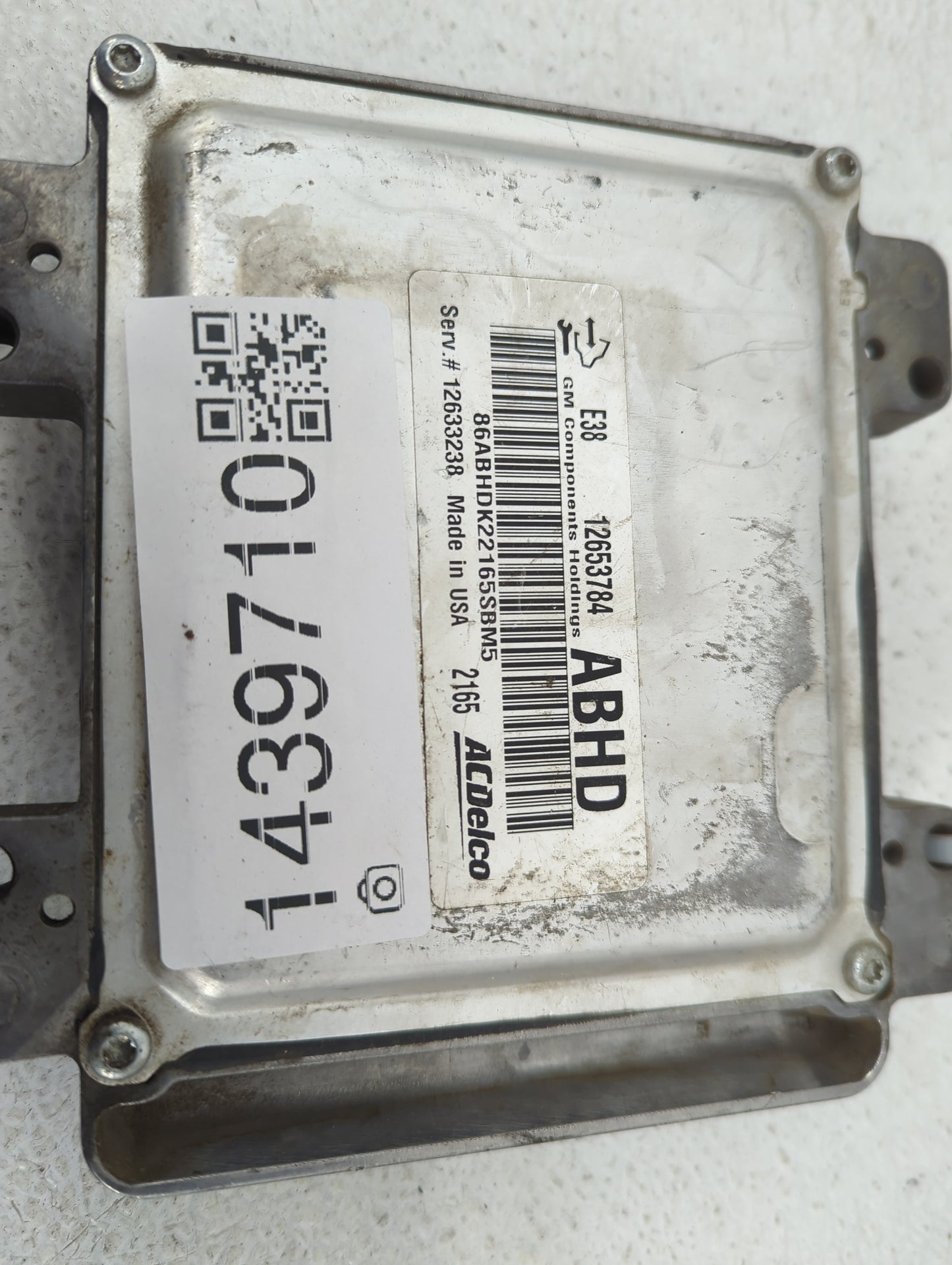 2010-2014 Cadillac Escalade Esv PCM Engine Control Computer ECU ECM PCU OEM P/N:12653784 12633238 Fits OEM Used Auto Parts -