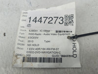 2012-2014 Cadillac Escalade Esv Radio AM FM Cd Player Receiver Replacement Fits Fits 2012 2013 2014 OEM Used Auto Parts - Oe