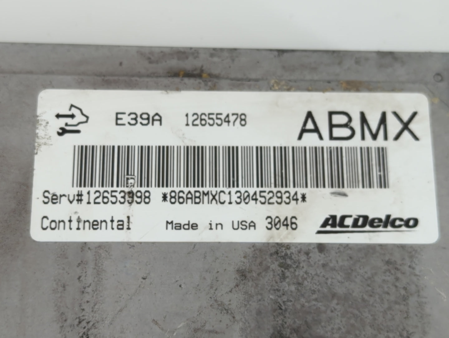 2013-2016 Cadillac Srx PCM Engine Control Computer ECU ECM PCU OEM P/N:E39A12655478 Fits Fits 2013 2014 2015 2016 OEM Used A