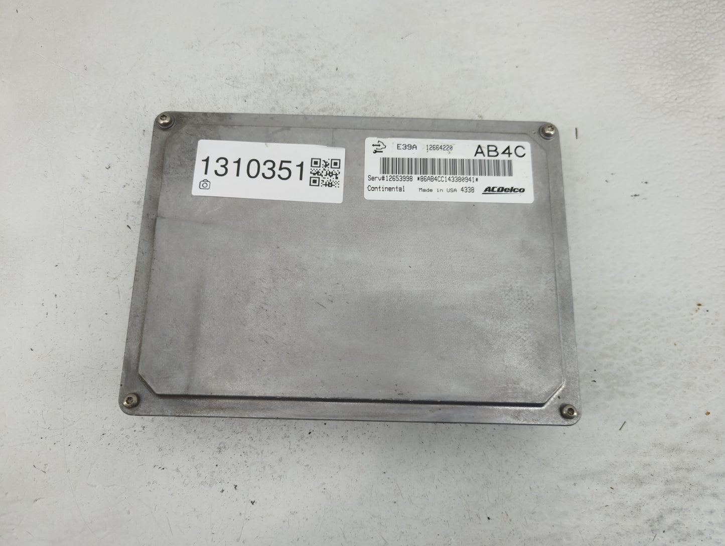 2013-2016 Cadillac Srx PCM Engine Control Computer ECU ECM PCU OEM P/N:12664220 Fits Fits 2013 2014 2015 2016 OEM Used Auto 