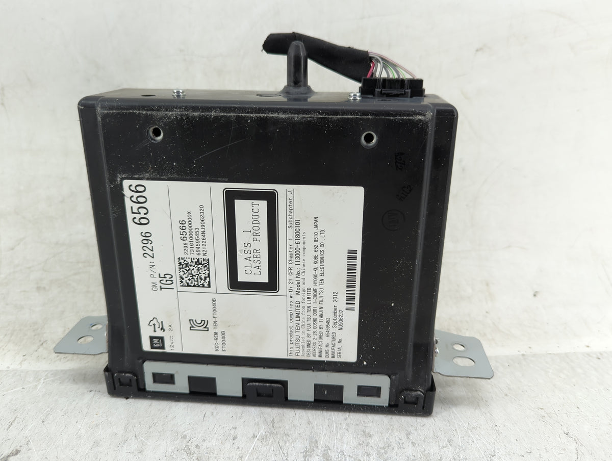2013-2014 Cadillac Srx Radio AM FM Cd Player Receiver Replacement P/N:22966566 Fits 2013 2014 2015 OEM Used Auto Parts - Oem