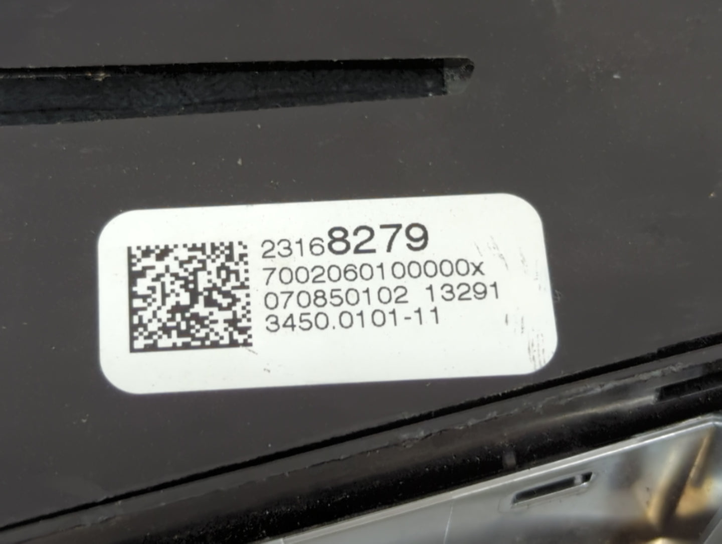 2013 Cadillac Srx Radio Climate Panel Bezel Silver - Oemusedautoparts1.com