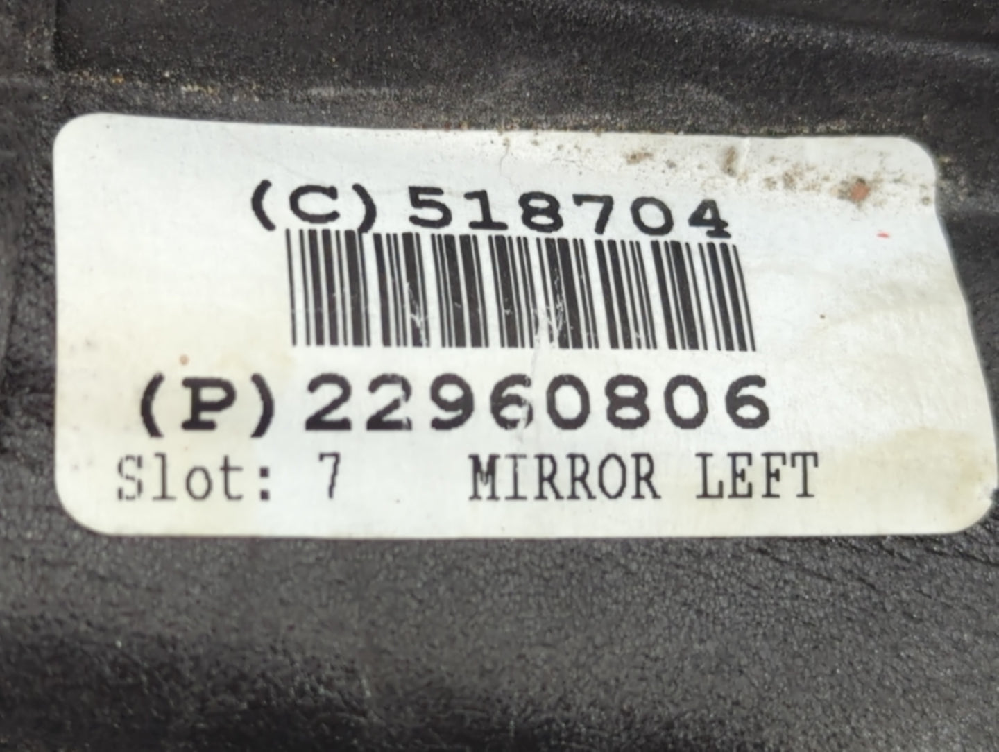 2013-2014 Cadillac Xts Driver Side View Mirror - Left Door Mirror OEM Used - Oemusedautoparts1.com