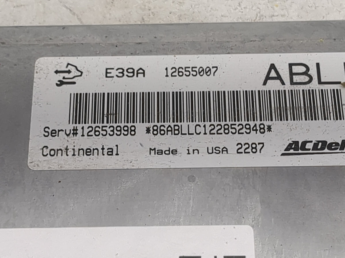 2013-2016 Cadillac Xts PCM Engine Control Computer ECU ECM PCU OEM P/N:12655007 12653998 Fits 2013 2014 2015 2016 OEM Used A