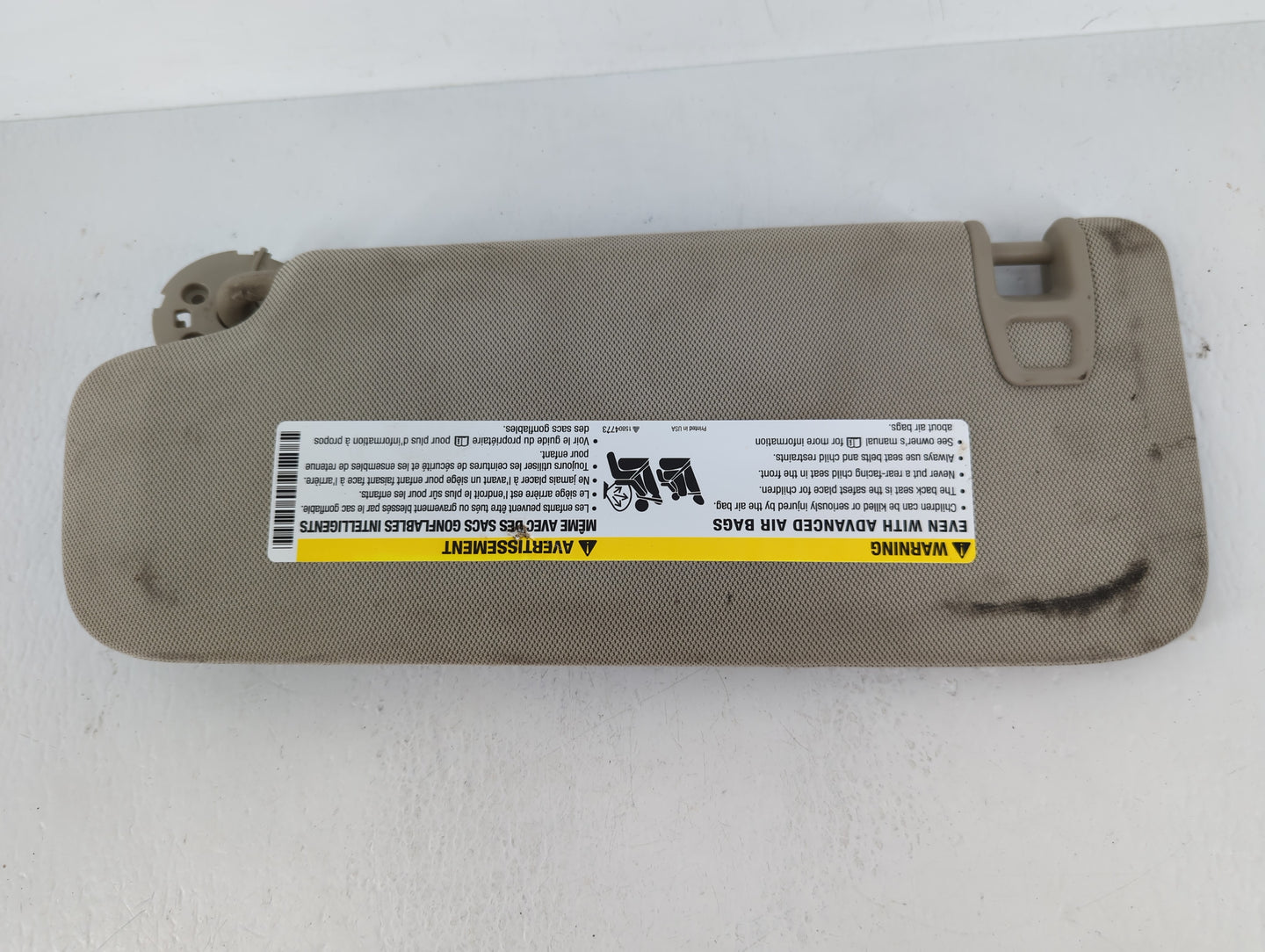 2013-2017 Cadillac Xts Sun Visor Shade Replacement Passenger Right Mirror Fits Fits 2013 2014 2015 2016 2017 OEM Used Auto P