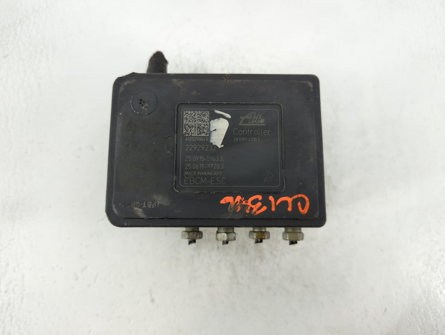 2013-2014 Cadillac Xts ABS Pump Control Module Replacement P/N:22929240 Fits Fits 2013 2014 OEM Used Auto Parts - Oemusedaut